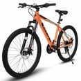 thumbnail image 2 of 26" Mountain Bike for Adults, Lightweight Aluminum Frame,SHIMANO 21-Speed,Orange, 2 of 9