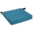 thumbnail image 2 of Blazing Needles 16-inch Outdoor Cushion, Sea Blue, 2 of 3