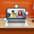 thumbnail image 4 of HP 17.3" Touchscreen Business Laptop, HD+ (1600 x 900) Display, Intel Core i7-1355U, 8GB RAM, 256GB SSD, Anti-Glare,HD Camera,Win11 Pro, Lifetime Office, Natural Silver, 4 of 7