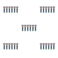 thumbnail image 3 of ziyahi Lot de 6 Vis de Potence de Vélo en Acier Inoxydable Ressorts Hexagonaux Pièces de Rechange Colorées M5 5Ensemble, 3 of 6