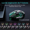 thumbnail image 5 of "Mouse Inalambrico Gamer Ergonomico 2.4g Bt Dual Modos Raton negro ", 5 of 5
