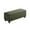 Green, variant on 41'' Faux Leather Storage Ottoman Bench, Rectangle Upholstered Storage Bench with Wooden Legs, Stitch Tufted Bench with Storage for Bedroom, Living Room, Entryway, Dark Black