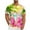 Multicolor, variant on Mens Hawaiian Shirts Summer Beach Palm Tree Print Shirt Plus Size Short Sleeve Button Down Shirts Big and Tall Beach Vacation Shirt with Pockets