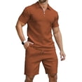 thumbnail image 1 of Conjunto de polo y pantalones cortos KUYIGO, trajes de verano para hombre, 1 of 6