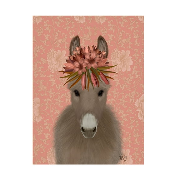 Fab Funky 'Donkey Bohemian 1' Canvas Art