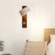 thumbnail image 4 of Amplio De Pared Industrial Rústico Con Base De Maciza De Piedra Y ángulo Ajustable LED Cálida Luz De Lectura Ideal Para El Pasillo Del Dormitorio O Sala De Estar, 4 of 7