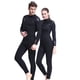 thumbnail image 4 of Toystoory Trajes de neopreno de 5MM, traje de buceo, pantalones largos de manga larga, traje de Surf con protección para buceo, esnórquel, surf, Deportes acuáticos Hombre/Negro S Toystoory OD003704-02, 4 of 6