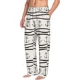 thumbnail image 2 of Xecao Anchors and Ropes Men's Straight Lounge Pajama Pants: The Ultimate in Comfortable Sleepwear, 2 of 9