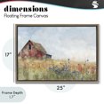 thumbnail image 4 of Stupell Industries French Country Rustic Barn in Colorful Meadow Brown Floating Frame Canvas Art, 25 x 17, by Creative Studio, 4 of 8