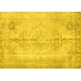 thumbnail image 1 of Ahgly Company Machine Washable Indoor Rectangle Persian Yellow Traditional Area Rugs, 2' x 5', 1 of 4