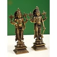 thumbnail image 4 of 8" Tirupati Balaji with Padmavati | Handmade, 4 of 4