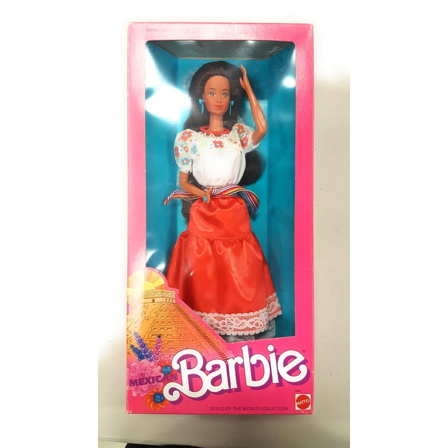 Barbie Mexican Dolls of the World 1988 New Barbie -