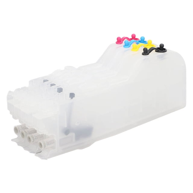 Empty Ink , Compatibility Clear Printing 4PCS Stable Chip No Leakage Refillable for Industrial Printer LC3111,LC3117,LC3119,LC3129,LC3317,LC3319,LC3329