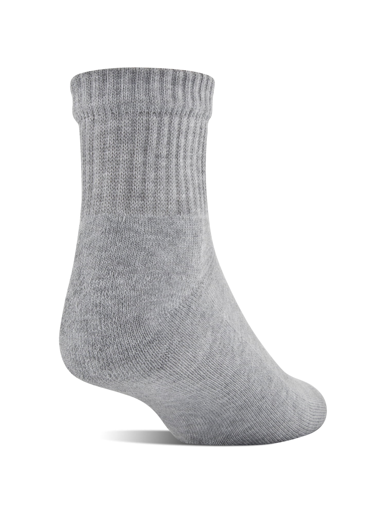 Gildan Adult Men's Half Cushion Terry Foot Bed Ankle Casual Socks, OS One Size, 12-Pack