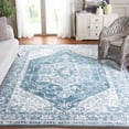 thumbnail image 2 of SAFAVIEH Layla Leah Oriental Area Rug, Ivory Grey/Blue, 6'7" x 6'7" Square, 2 of 8