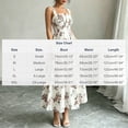 thumbnail image 3 of WRKEKC Summer Dresses for Women Printed Sleeveless a Line Pleated Square Neck Ankle Length Versatile Casual Wear, 3 of 8