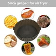 Yguping Round Air Fryer Liners Food Silicone Airfryer Tray Reusable