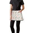thumbnail image 3 of Men Women Aprons with Pockets Work Waist Apron Fresh Garden Half Apron, 3 of 6