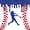 Navy Blue Red, variant on Erosebridal Red Dripping Baseball Stitch & Hitter Silhouette Graphic Twin Bedding, Sport Graphic Duvet Cover Set for Boys And Girls Kids,Super Cozy Room Decor,2pcs,No Comforter