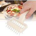thumbnail image 4 of Rodillo de masa para pizza Docker de masa de pizza de plástico con púas corteza delgada Rodillos de docker de pizza evita que Docker ampolle el pan Pastel de galletas Pastelería Herramientas de hornea, 4 of 4