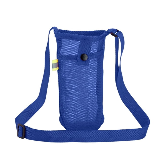 Botella de Agua Portátil Bolsa de Malla Correa para el Hombro Bolsa Colgante Taza de Agua Funda Protectora Mascota Outing Fitness Bolsa de Almacenamiento Portátil de Botella de Agua
