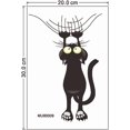 thumbnail image 4 of PIOE-Cat Mural Art Decal PVC Cat Sticker Self Adhesive Removable Cat Scratching Climbing Decal Car Window Wall Animal Sticker for Home Office Animal Car Stickers, 4 of 4