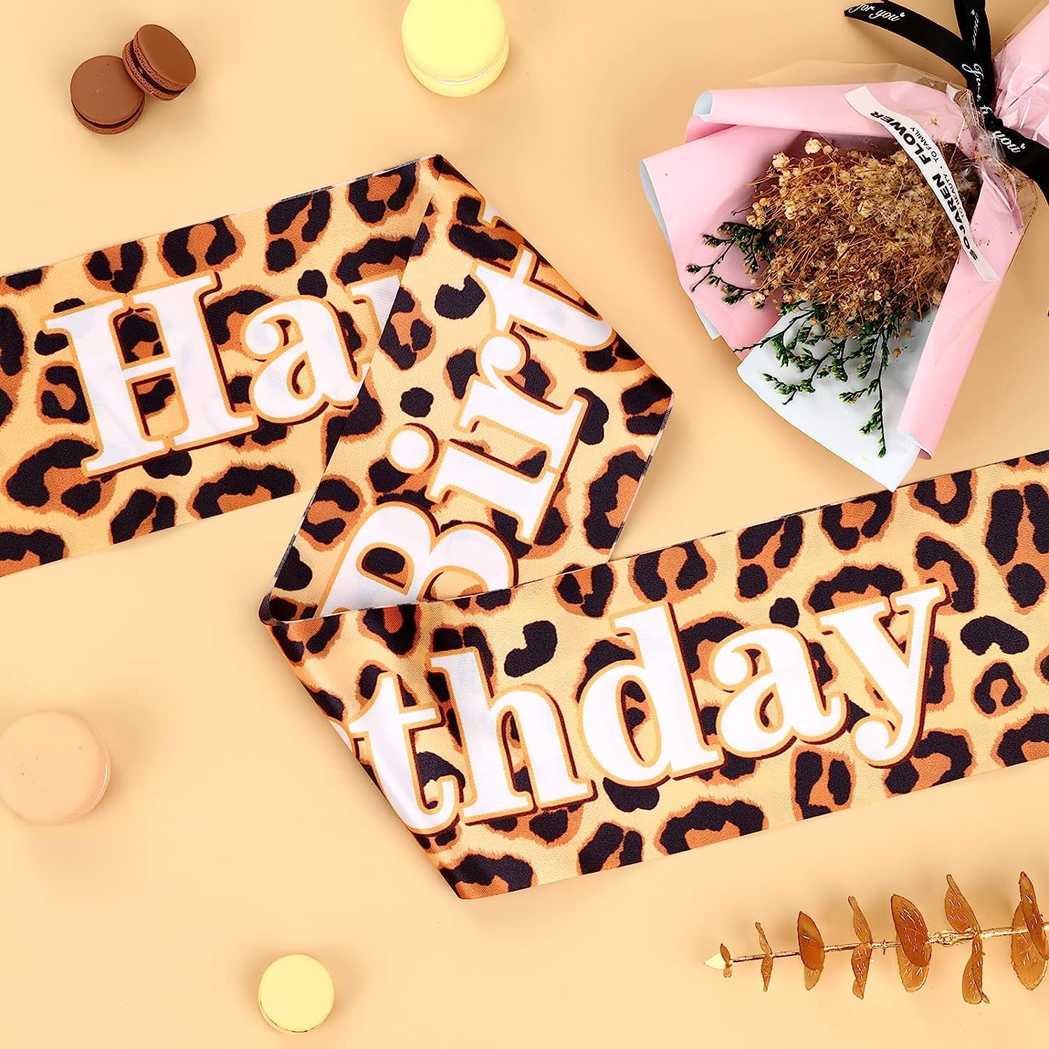Cheetah Print Birthday Invitations - 20 Pack Leopard Pattern Cards With Envelopes For Parties