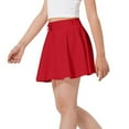 thumbnail image 5 of Girls Skorts Elastic High Waisted Tennis Skater Skirts with Built-in Shorts Kids Athletic Flowy Skorts 3-13Y, 5 of 8
