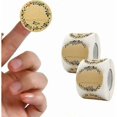 thumbnail image 4 of 500pcs 5CM Round Label Stickers Kraft Jam Self Adhesive Labels Round Stickers for Gifts Crafts Spice Labels Baking Decoration, 4 of 5