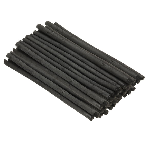 Uxcell 4-5mm Willow Charcoal Sticks, 50 Pack Art Supplies for Artist Drawing, Black