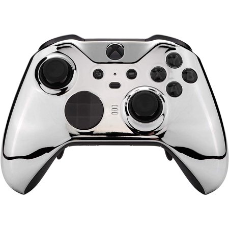 Custom Elite 2 Controller Compatible With Xbox One - Silver Chrome