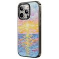 thumbnail image 5 of Compact 15 Pro Case [4 ft. 2X Military Grade Drop Protection/Slim/Lightweight] - Frosted Sunset - Clear Black, 5 of 5