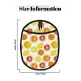 thumbnail image 3 of Rocae Lemon Orange for Silicone Pot Holders, Oven Mitts Heat Resistant Hot Pads with Pockets,Non-Slip Bbq Baking Smoking Potholders ,7.5"x9.4", 3 of 7