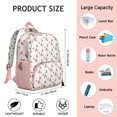 thumbnail image 6 of Stylish Cherry Illustration Backpack, Cute Small School Bag with Sweet Fruit Pattern, Lightweight and Compact for Daily Use, 6 of 6