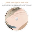 thumbnail image 4 of MasteelfCA 100Pcs Replaceable Push Pin Heart Shape Thumbtacks Delicate Thumb Tacks Map Supply, 4 of 7
