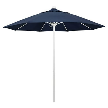 Venture 9' White Market Umbrella in Indigo