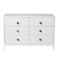 thumbnail image 5 of Little Seeds Briar Kids 6-Drawer Dresser, True White, 5 of 19