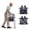 Black Botanical Floral, variant on SupreGear Folding Walker Storage Pouch – Water-Resistant, Hands-Free Organizer for Seniors, Black Botanical Floral