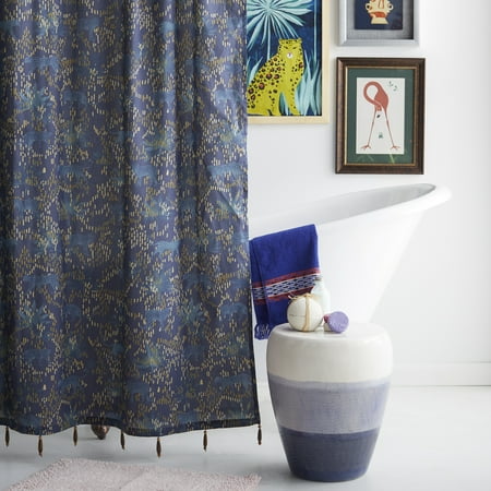 Jungle Leopard Shower Curtain By Drew Barrymore Flower Home