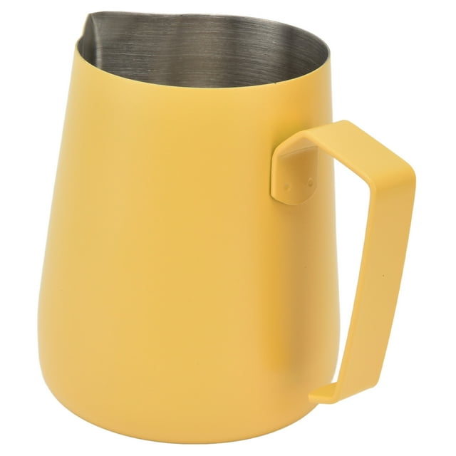 Milk Frothing Pitcher, 450ML Stainless Steel Espresso Steaming Pitcher Coffee Milk Frothing Cup Milk Jug Cup For Coffee Shop
