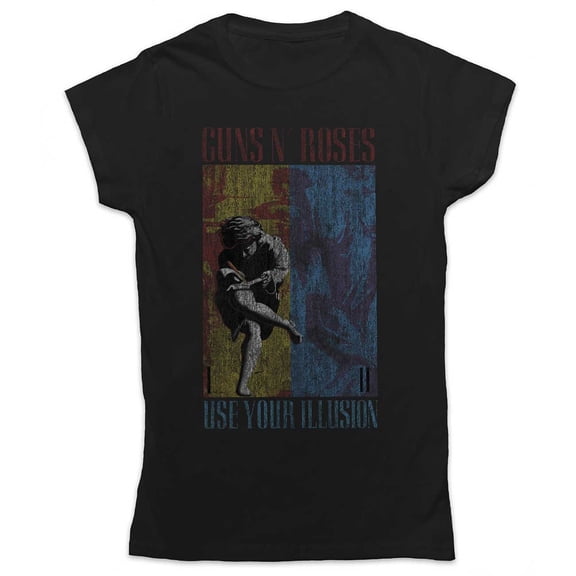 Guns N' Roses Ladies T-Shirt: Use Your Illusion (Large)
