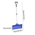 thumbnail image 6 of Large Detachable Snow Shovel for Winter, Heavy Duty Plastic Snow Removal Shovel for Driveway Sidewalk Patio Yard, Thickened Wide Snow Pusher Shovel for Home Garden Use Blue, 6 of 6