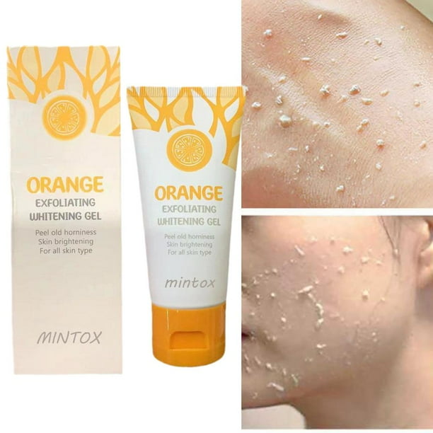 Gel exfoliante profundo para blanquear la cara, exfoliante Facial corporal, limpiador de piel, tratamiento de espinillas y acné, 50g
