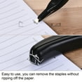 thumbnail image 5 of Uxcell Magnetic Staplers Puller Office Home Staple Remover Tools, Black, 5 of 5