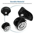 thumbnail image 5 of 2Pcs Wheels Replacement for Luggage Suitcase Caster Wheels Travel Case Replacement Wheels, Black, 5 of 7