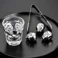 thumbnail image 4 of Cubos de Hielo HappyWare Piedras de Whiskey reutilizables en forma de craneo metalicos, 4 of 5