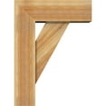 thumbnail image 3 of Ekena Millwork 8"W x 22"D x 30"H Traditional Block Rough Sawn Bracket w/ Offset Brace, Western Red Cedar, 3 of 25