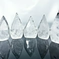 thumbnail image 4 of 1pc Natural White Crystal Water Drop Ornament (3.54-3.94inch) | Artisan Hand-Polished, Lustrous as Cream, Elegant Home Decor & Gift, 4 of 7