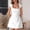 White, variant on Women's Square Neck Cap Sleeve Fully Lined Mini Dress Zipper A Line Party Club Dresses, Mother of The Bride Dresses, Formal Wedding Guest Dress(Pink,XS)
