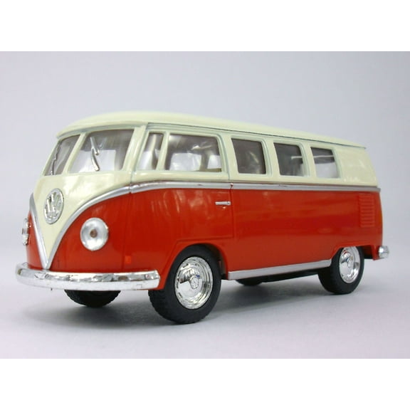 Volkswagen - 1962 VW T1 (Type 2) Bus 1/32 Scale Diecast & Plastic Model - RED